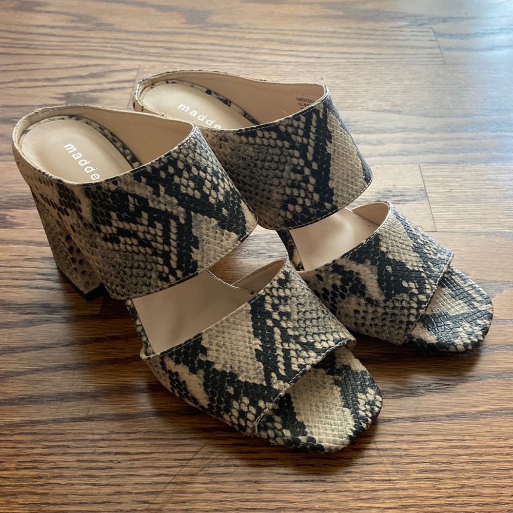Madden Girl Snakeskin Heels